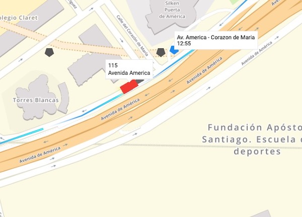 Cómo ver en directo el tráfico y posición de los autobuses en Madrid 3 traze madrid autobuses