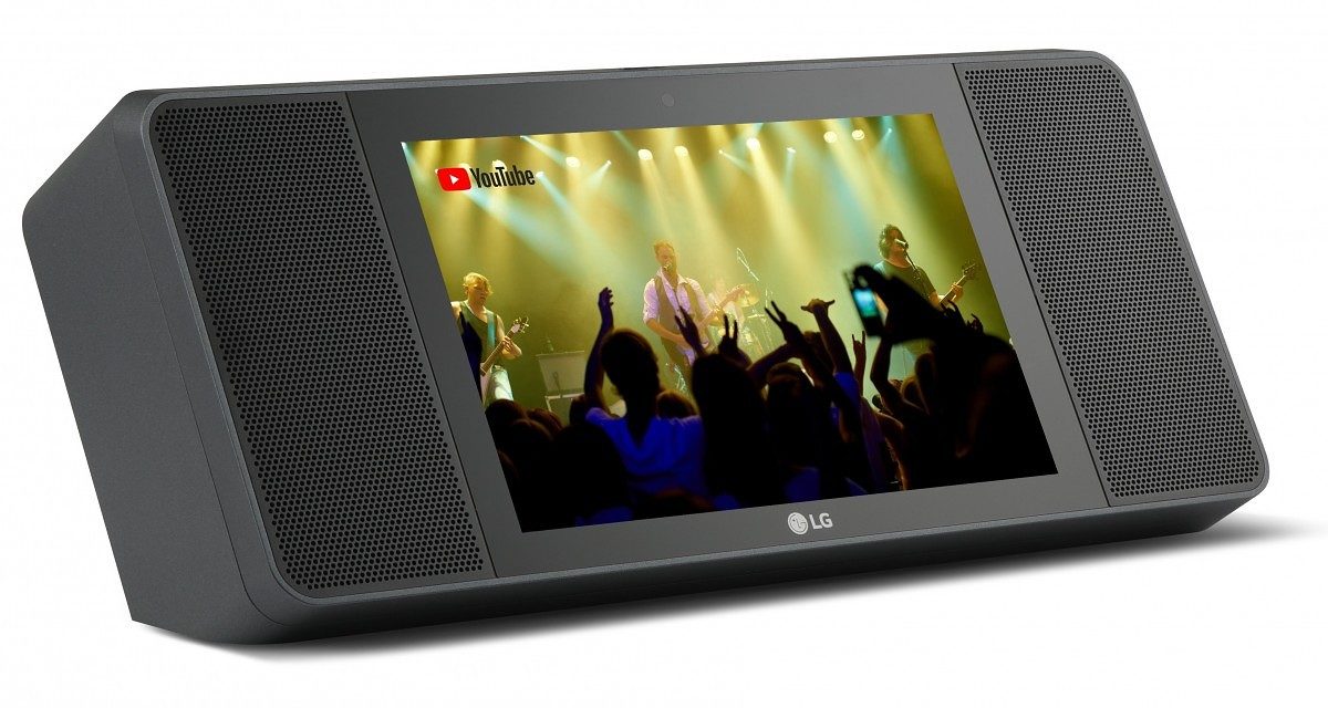 LG presenta un potente altavoz inteligente con pantalla y Asistente de Google