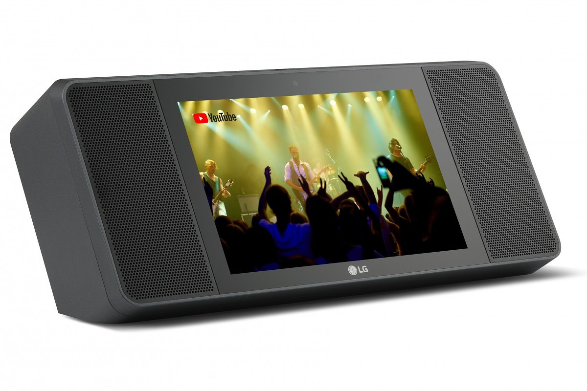 LG presenta un potente altavoz inteligente con pantalla y Asistente de Google