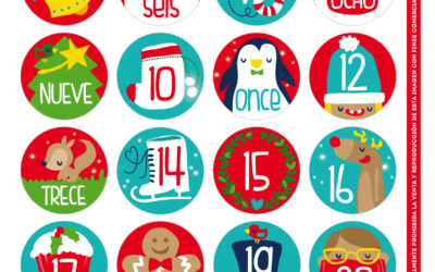 20 imágenes de calendario de adviento 2018 para descargar e imprimir