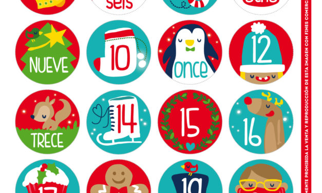 20 imágenes de calendario de adviento 2018 para descargar e imprimir