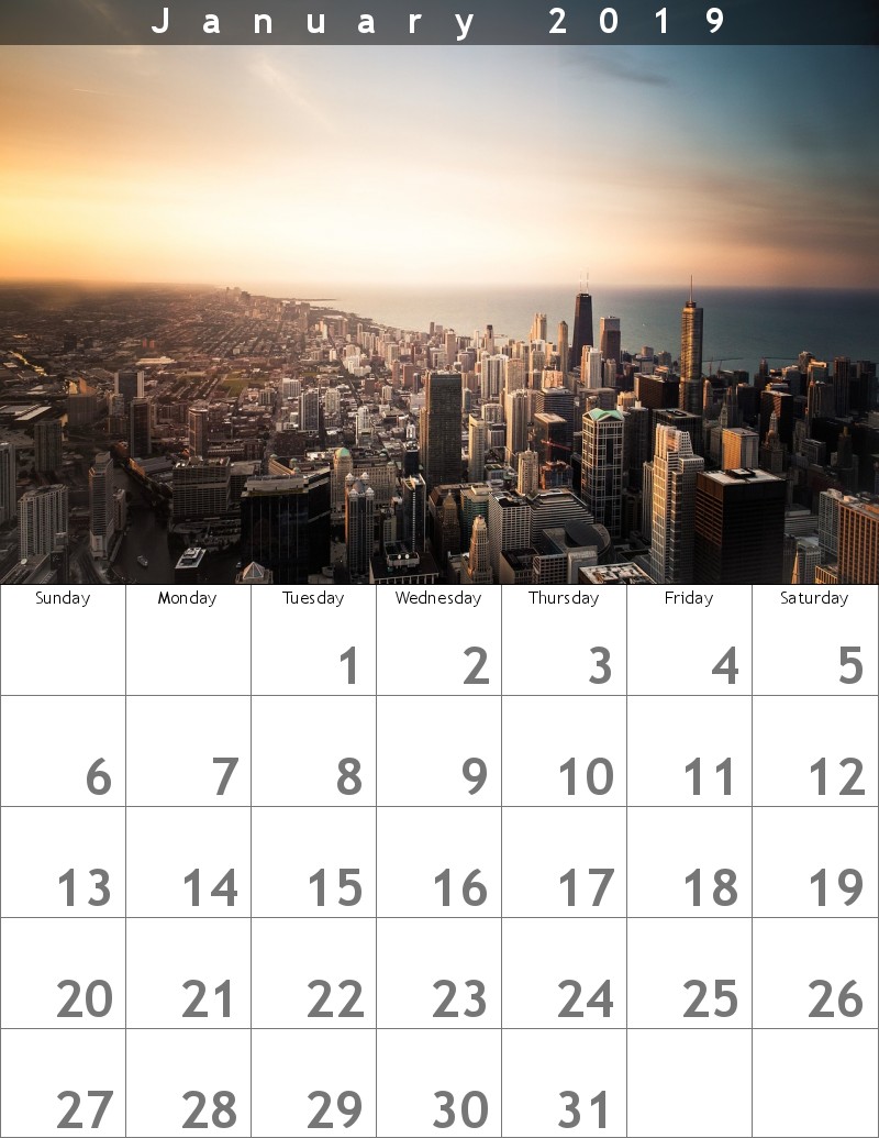 calendario enero