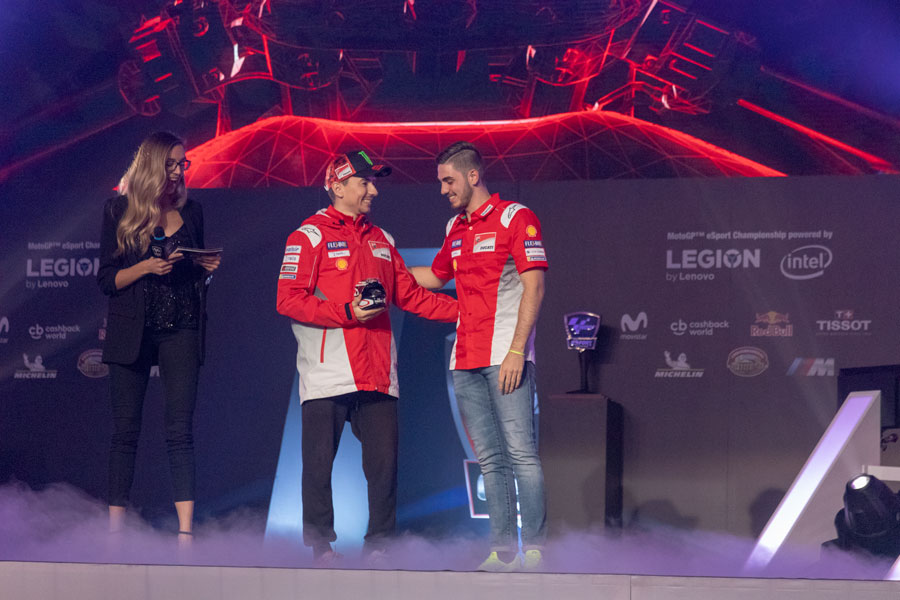  final del campeonato del mundo de MotoGP eSport Jorge Lorenzo