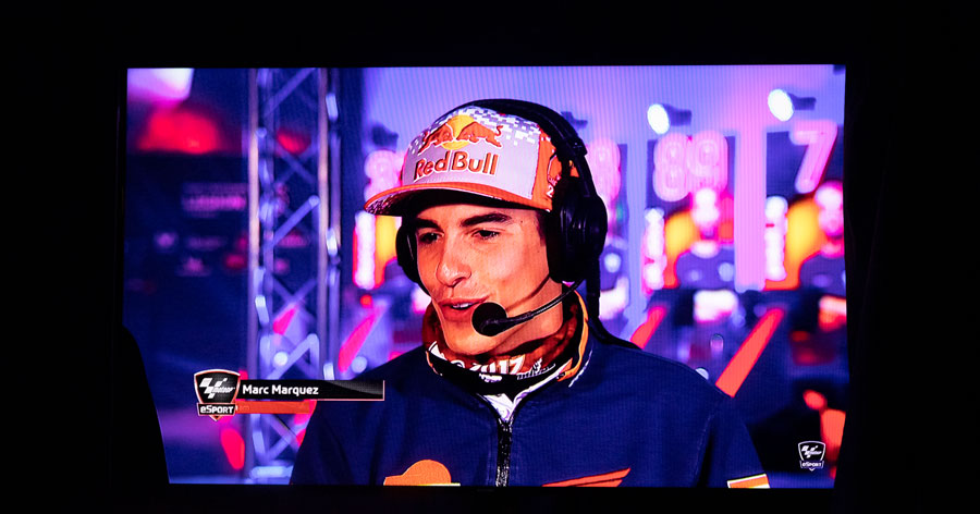 final del campeonato del mundo de MotoGP eSport Marc