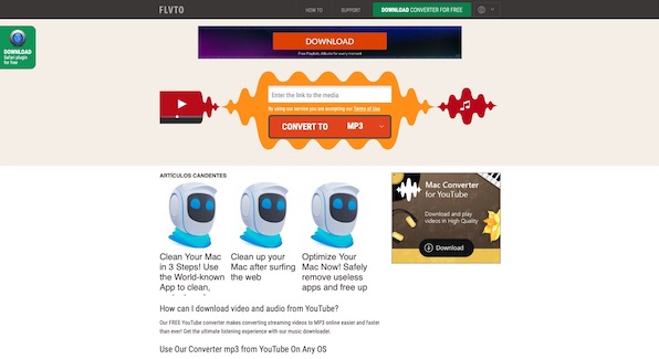 pila Currículum champú YouTube a MP3, 10 páginas online para convertir vídeos en música