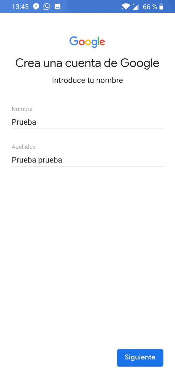 inciar sesion gmail android 3