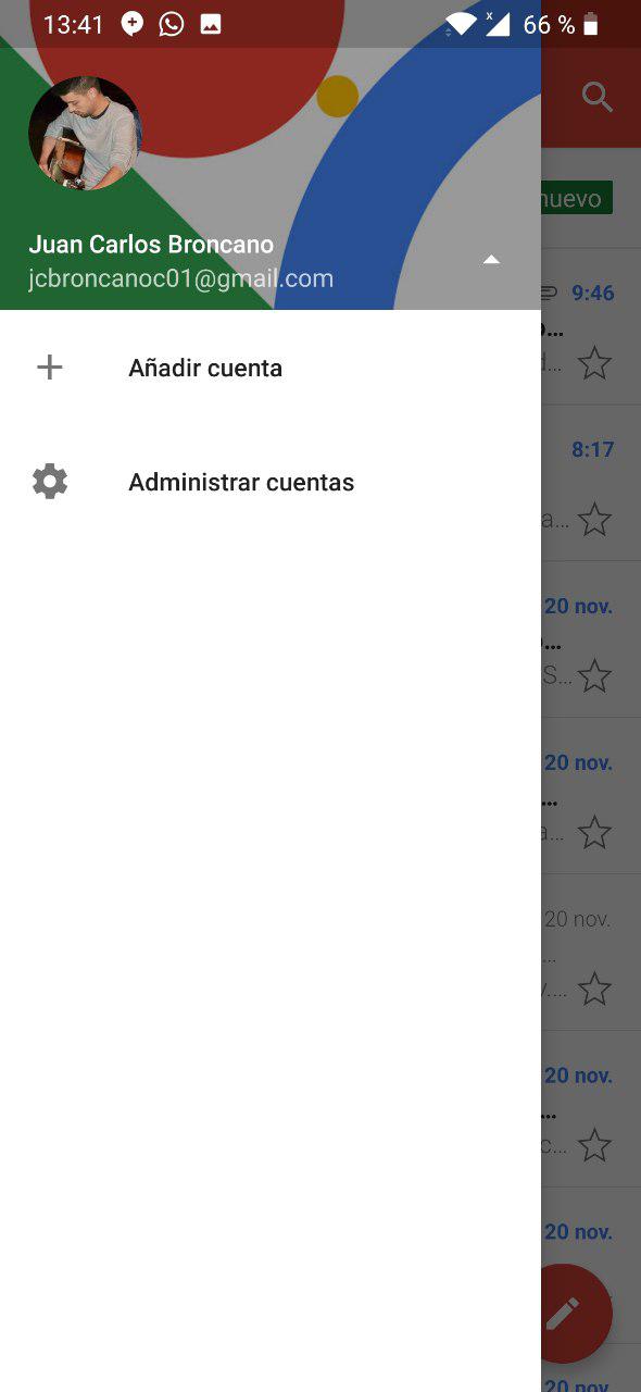 inciar sesion gmail android