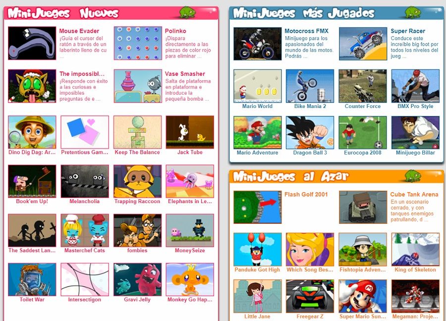 10 páginas web para jugar a juegos gratis desde el navegador 4 minijuegos.es