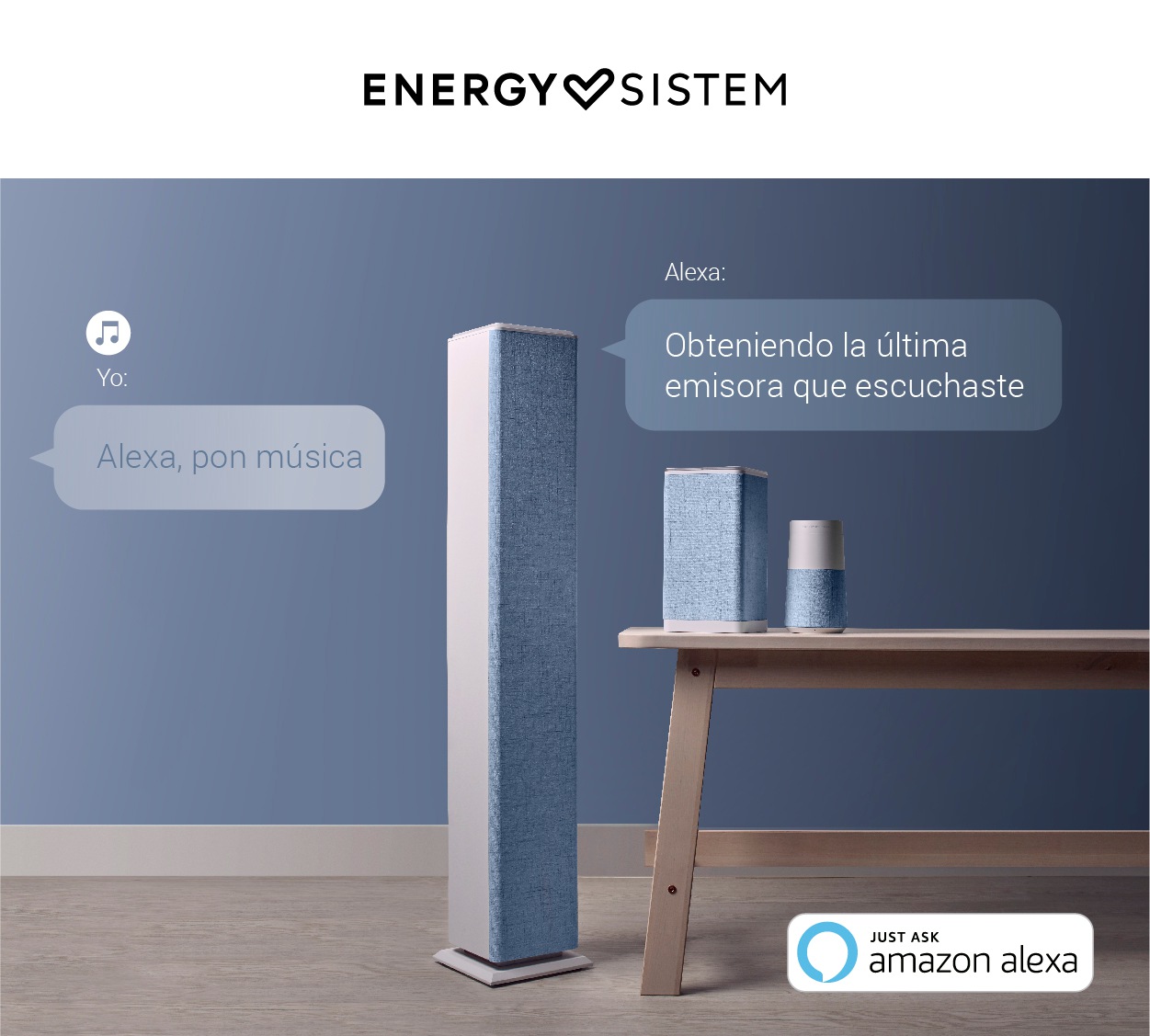 Nuevos altavoces de Energy Sistem con Alexa integrada