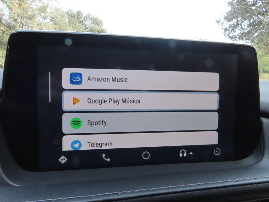 probamos la tecnología del Mazda 6 (2018) Android Auto
