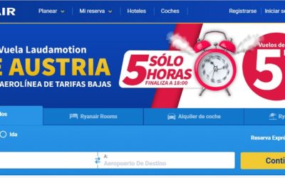 Por qué no funciona la web de Ryanair