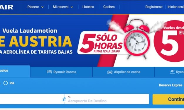 Por qué no funciona la web de Ryanair