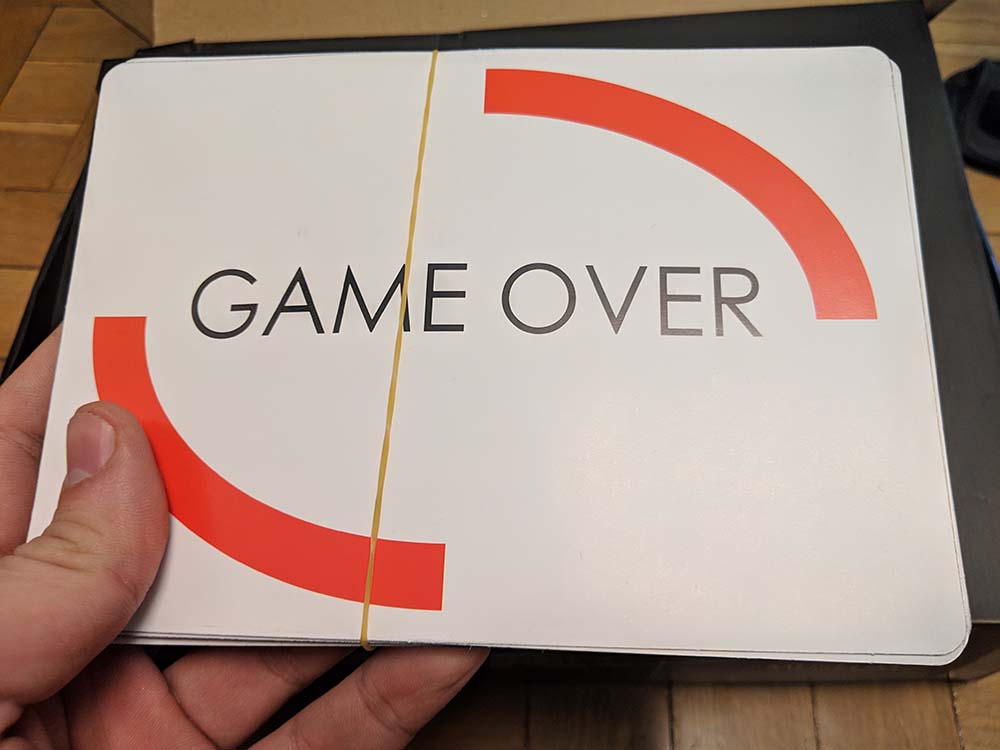 Probamos Tracky, el juego de cartas que mezcla ingenio y tecnología 4 tracky game over