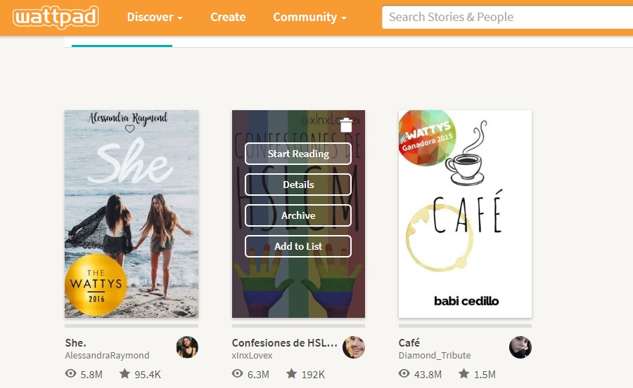 Wattpad, una red social para escritores y apasionados de la lectura 3 wattpad