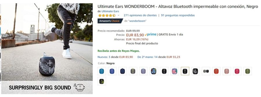 altavoz bluetooth