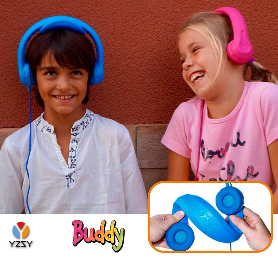 YZSY Buddy, auriculares flexibles y duraderos para niños en Octilus
