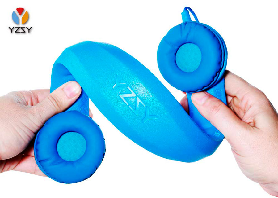 YZSY Buddy, auriculares flexibles y duraderos para niños en Octilus 2 auriculares YZSY Buddy para niños doblados