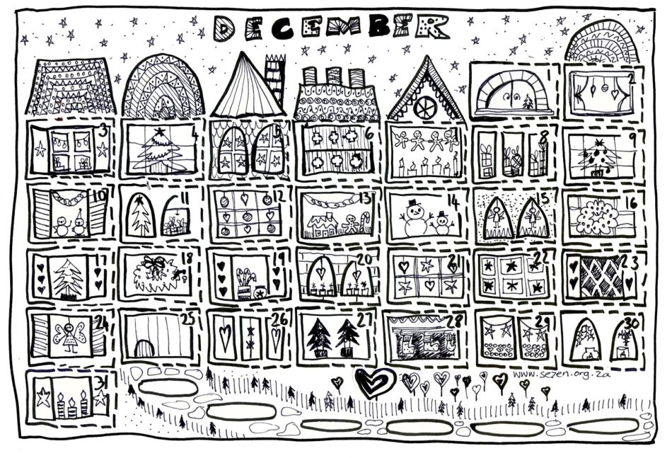 Los 20 mejores calendarios de Adviento de Navidad 2023 para descargar e imprimir 2 calendario adviento para pintar