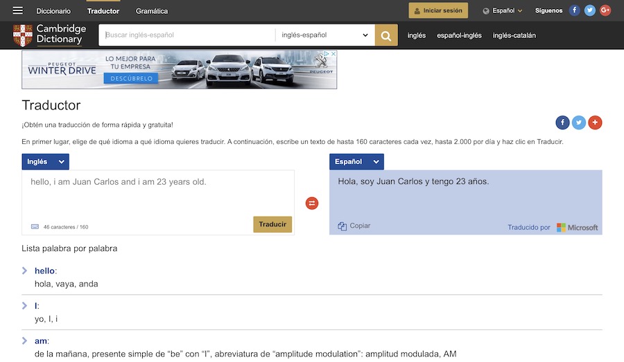 Traductor inglés a español, 10 webs para traducir textos 1