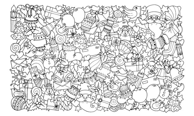 Más de 100 dibujos de Navidad para colorear gratis