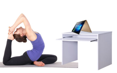5 soluciones de Yoga para quienes se pasan el día delante del ordenador