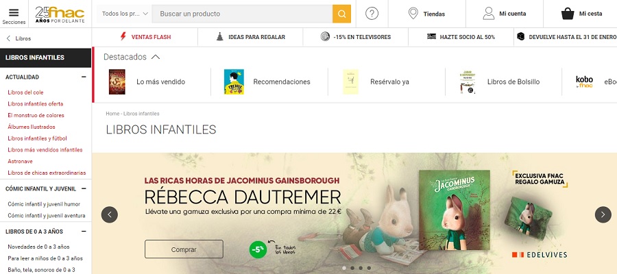 10 tiendas online para comprar libros para niños 6 Fnac