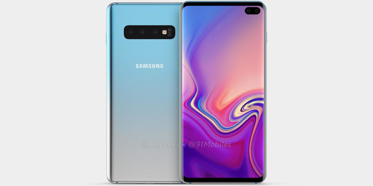 Unos renders muestran el posible diseño del Samsung Galaxy S10+