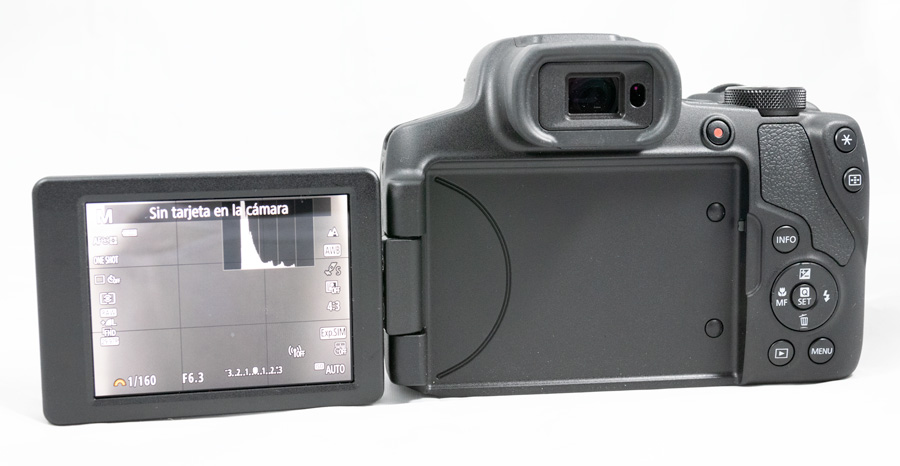 hemos probado Canon PowerShot SX70 HS pantalla