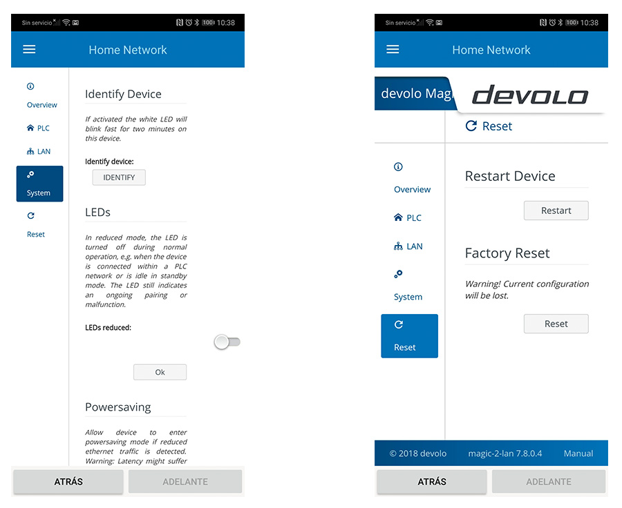 hemos probado Devolo Magic 2 WiFi System y Reset