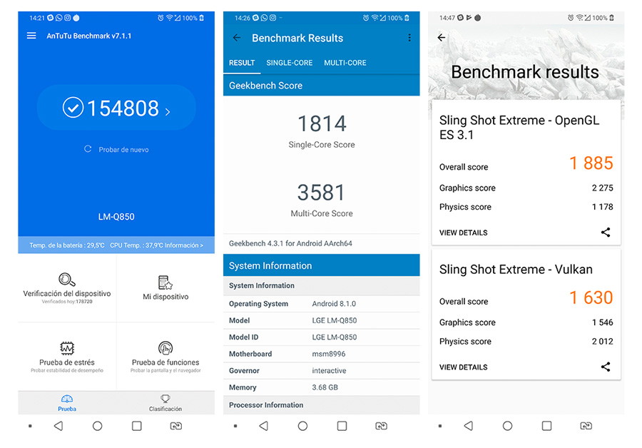LG G7 Fit, lo hemos probado 36 hemos probado LG G7 Fit test rendimiento