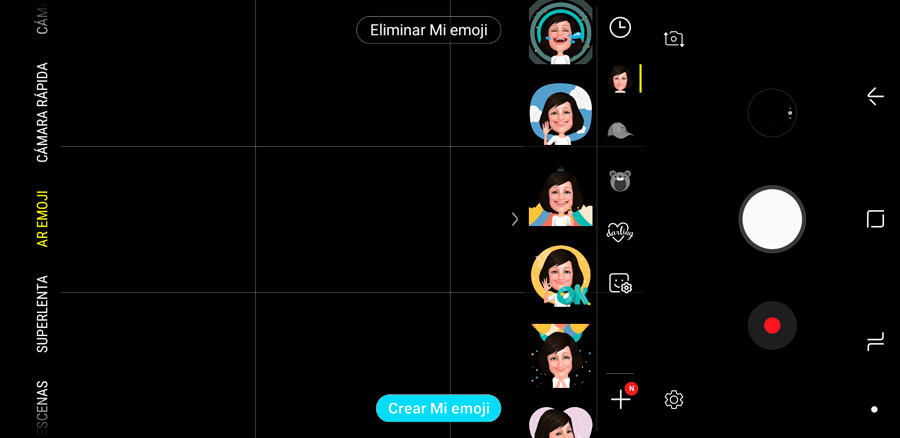 hemos probado Samsung Galaxy A9 2018 app cámara modo ar emoji