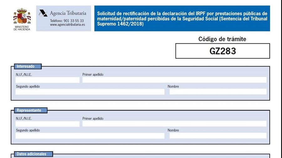 Cómo reclamar el IRPF por maternidad y paternidad vía internet 2 Cómo reclamar el IRPF por maternidad y paternidad vía internet