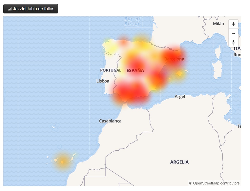 jazztel mapa