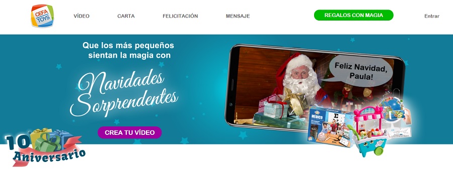 mensaje personalizado papa noel