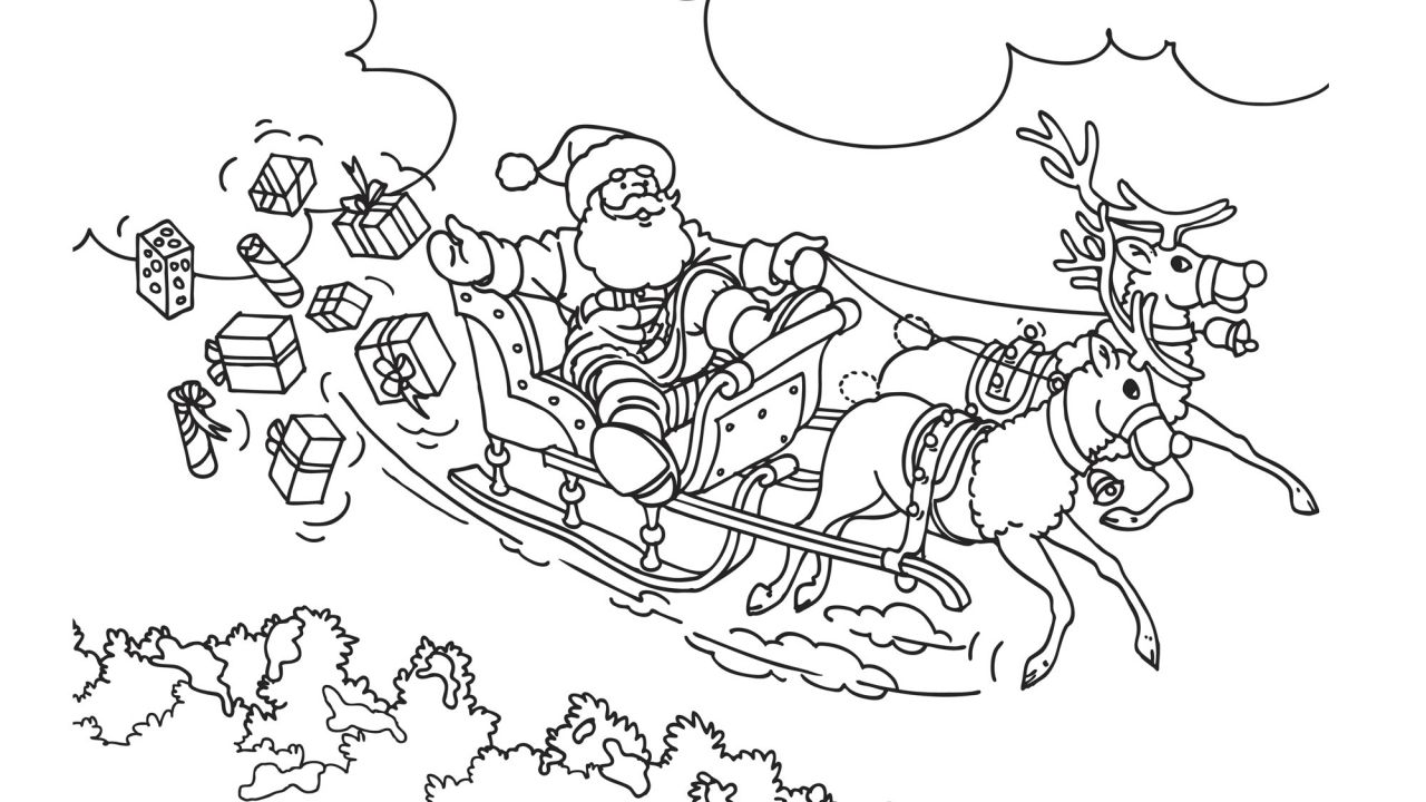 Más De 100 Dibujos De Navidad Para Colorear Gratis