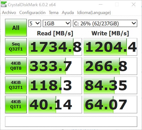 Lenovo ThinkPad A275, lo hemos probado 8 prueba-disco-ssd