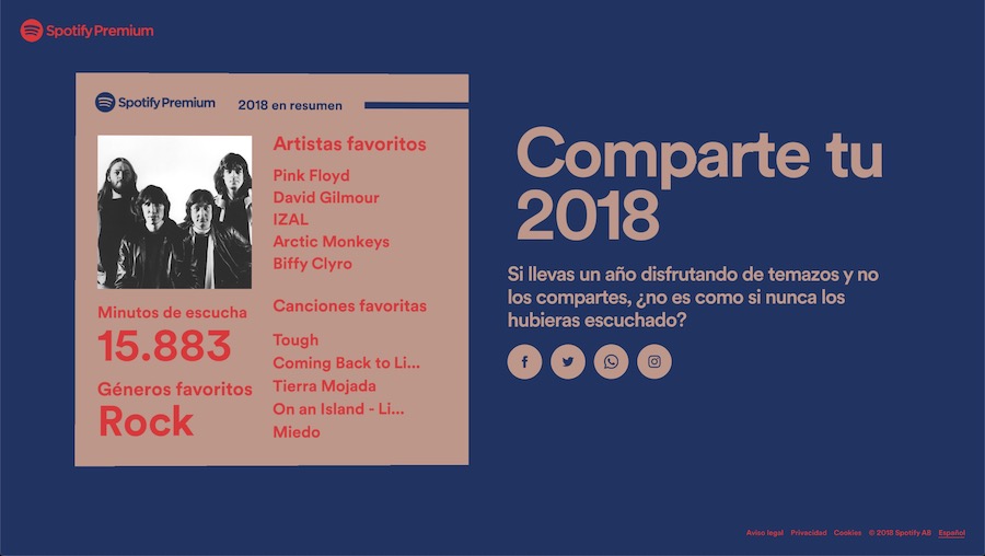 Spotify, cómo ver las canciones que más has escuchado en 2018