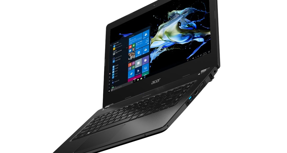 Acer TravelMate B114-21, portátil resistente y seguro con hasta 10 horas de autonomía