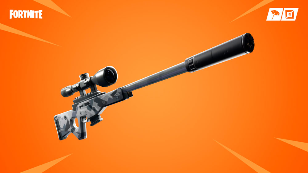 Así es el nuevo fusil de tirador con silenciador que llega a Fortnite