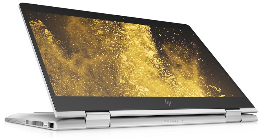 HP EliteBook x360 830 G5, convertible profesional con pantalla muy luminosa 1 HP EliteBook x360 830 G5_Stand