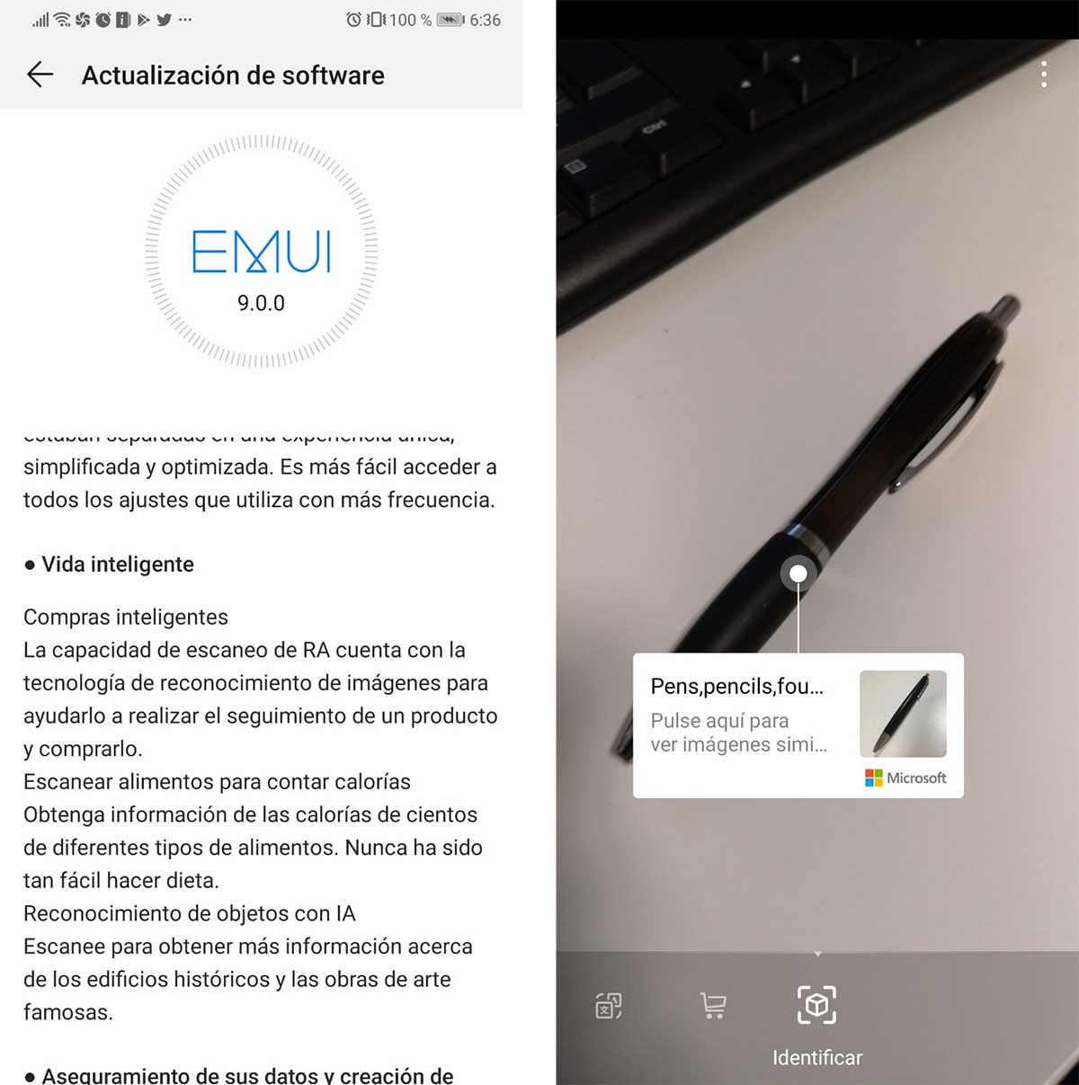 Probamos Android 9 Pie con EMUI 9 en el Huawei P20 Pro 3 hivision