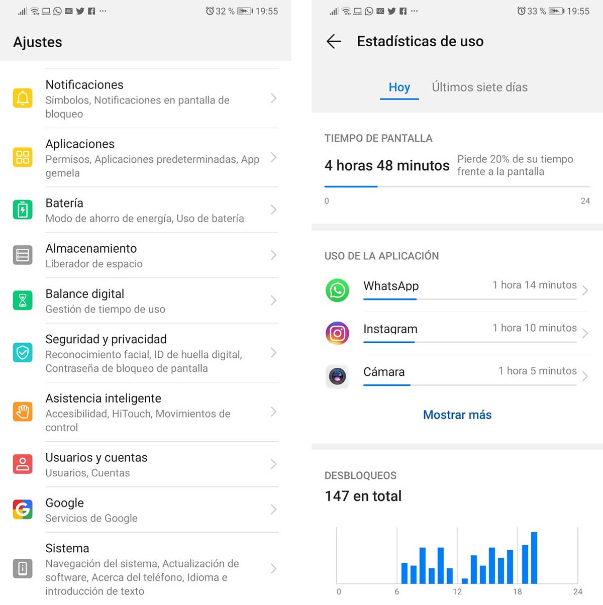 Probamos Android 9 Pie con EMUI 9 en el Huawei P20 Pro 4 EMUI 9
