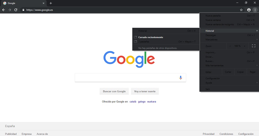 Cómo activar el modo oscuro en Chrome para Windows 10 3 modo oscuro