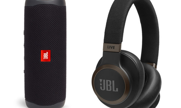 JBL Flip 5 y JBL Live, altavoz portátil y auriculares inteligentes