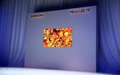 Samsung presenta el primer televisor comercial Micro LED 4K