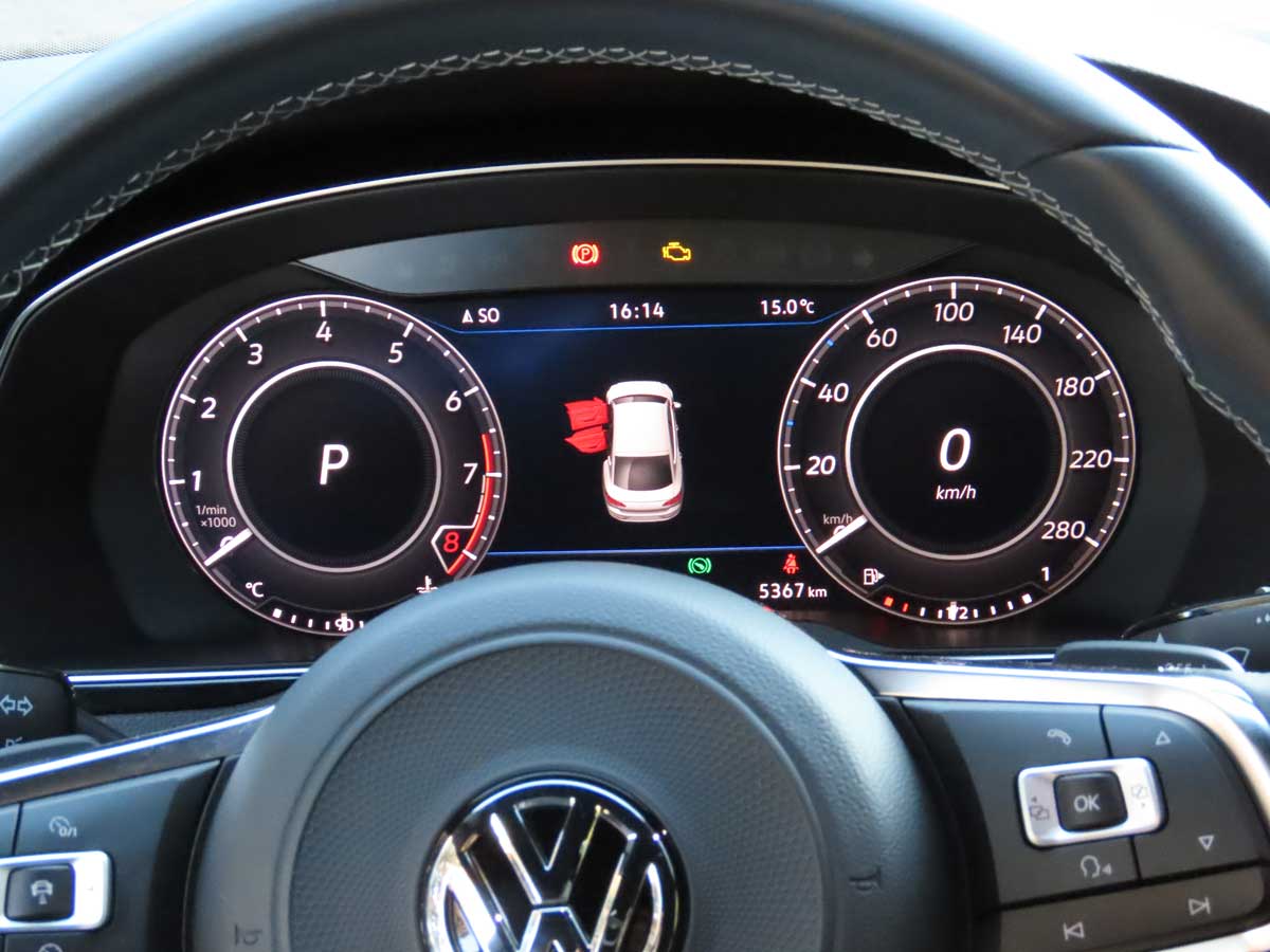 probamos la tecnología del Volkswagen Arteon cuadro
