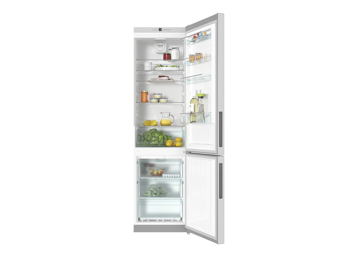 5 frigoríficos interesantes entre 800 y 1.000 euros Miele KFN28133D abierto
