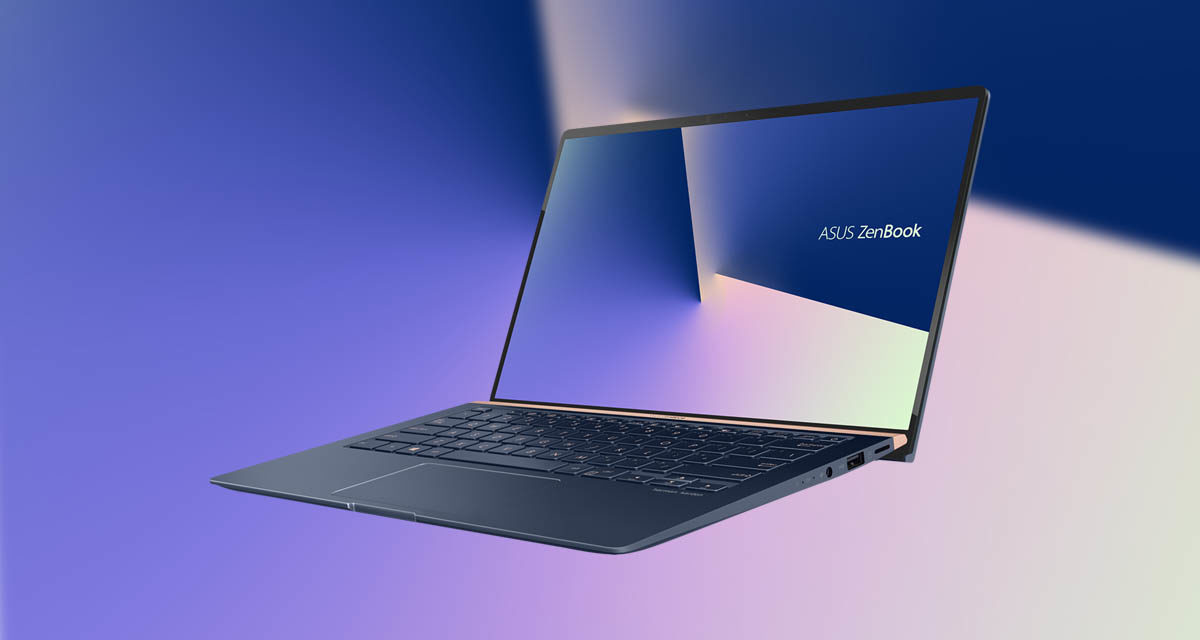 Asus ZenBook 15, 14 y 13, portátiles sin marcos y con teclado en el ratón