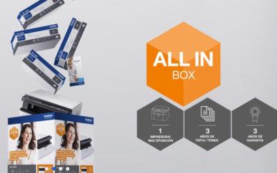 All In Box de Brother, impresora, tinta y servicio técnico todo en uno