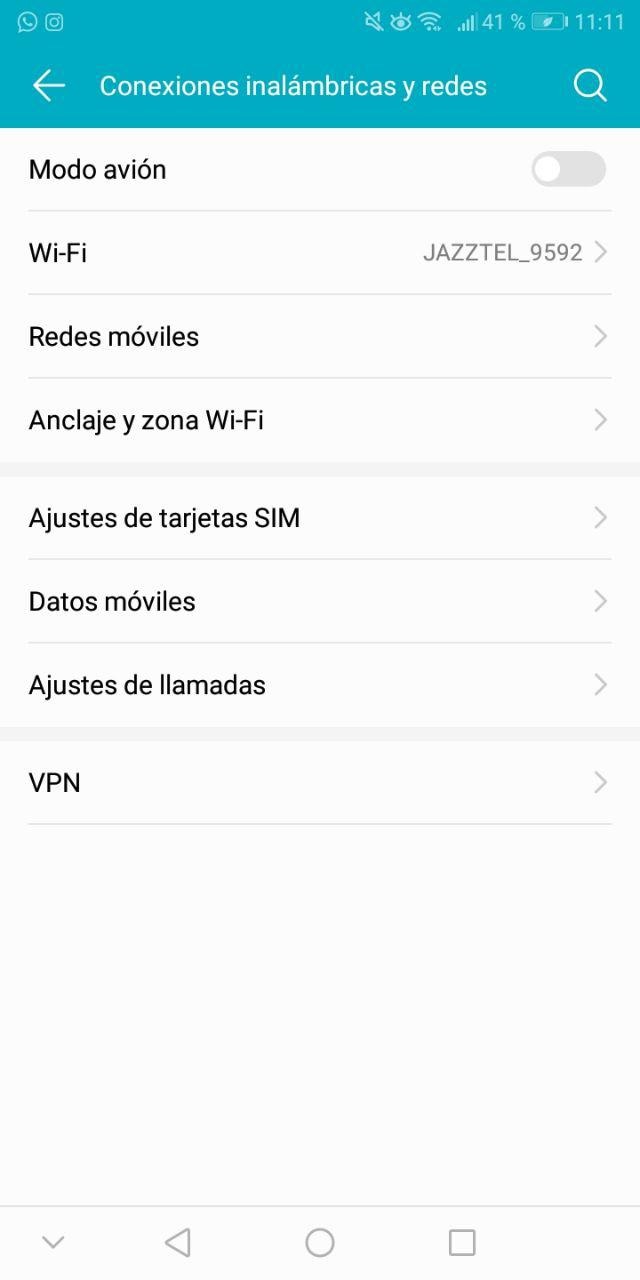 cambiar dns android